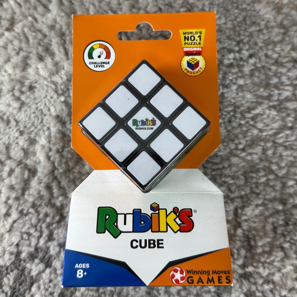 New Rubik's 3x3 Classic Retro Puzzle Game Toy Multicolor